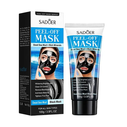 Sadoer Peel-off Black Mask Dead Sea Mud Rich Minerals Clean Oil Control Blackheads Bright Skin